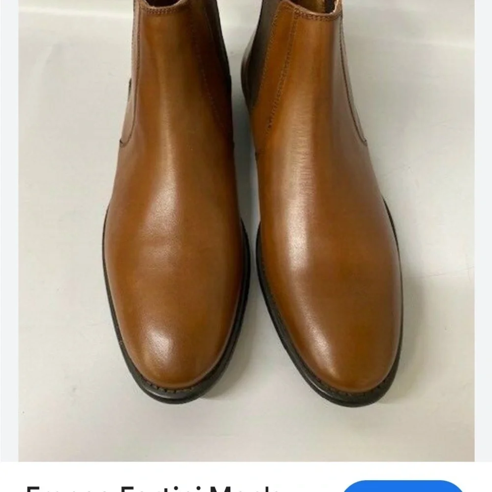 Franco Fortini Ron Men's Brown Leather Chelsea Boots